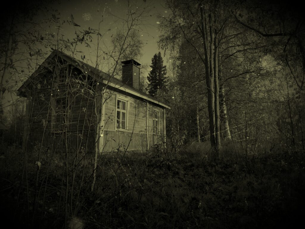 Vanha mökki Ruka-Kuusamossa
